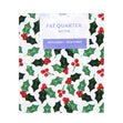 Christmas Print Cotton Fat Quarters, Holly- 50cmx55cm