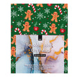 Christmas Print Cotton Fabric Reusable Gift Wrap, Green Gingerbread Man- 55cmx70cm