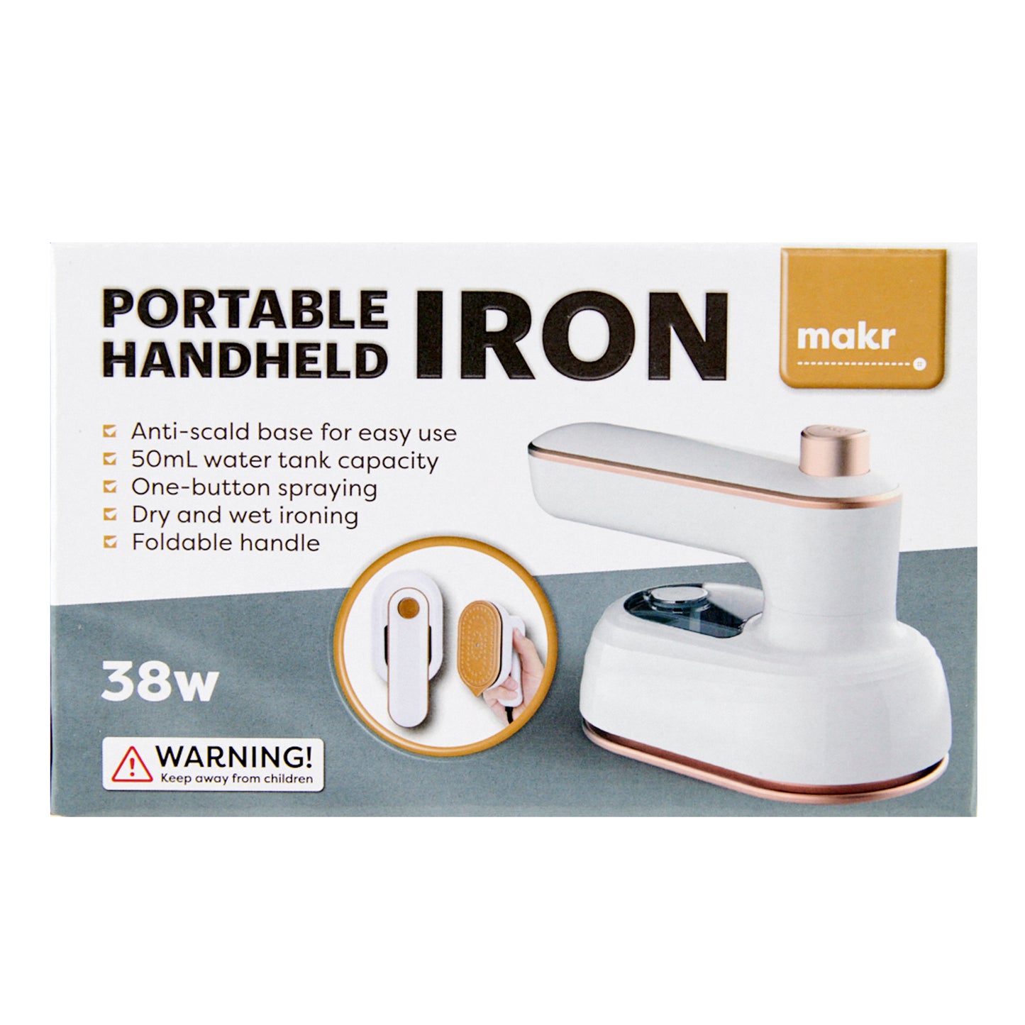 Makr Portable Handheld Iron