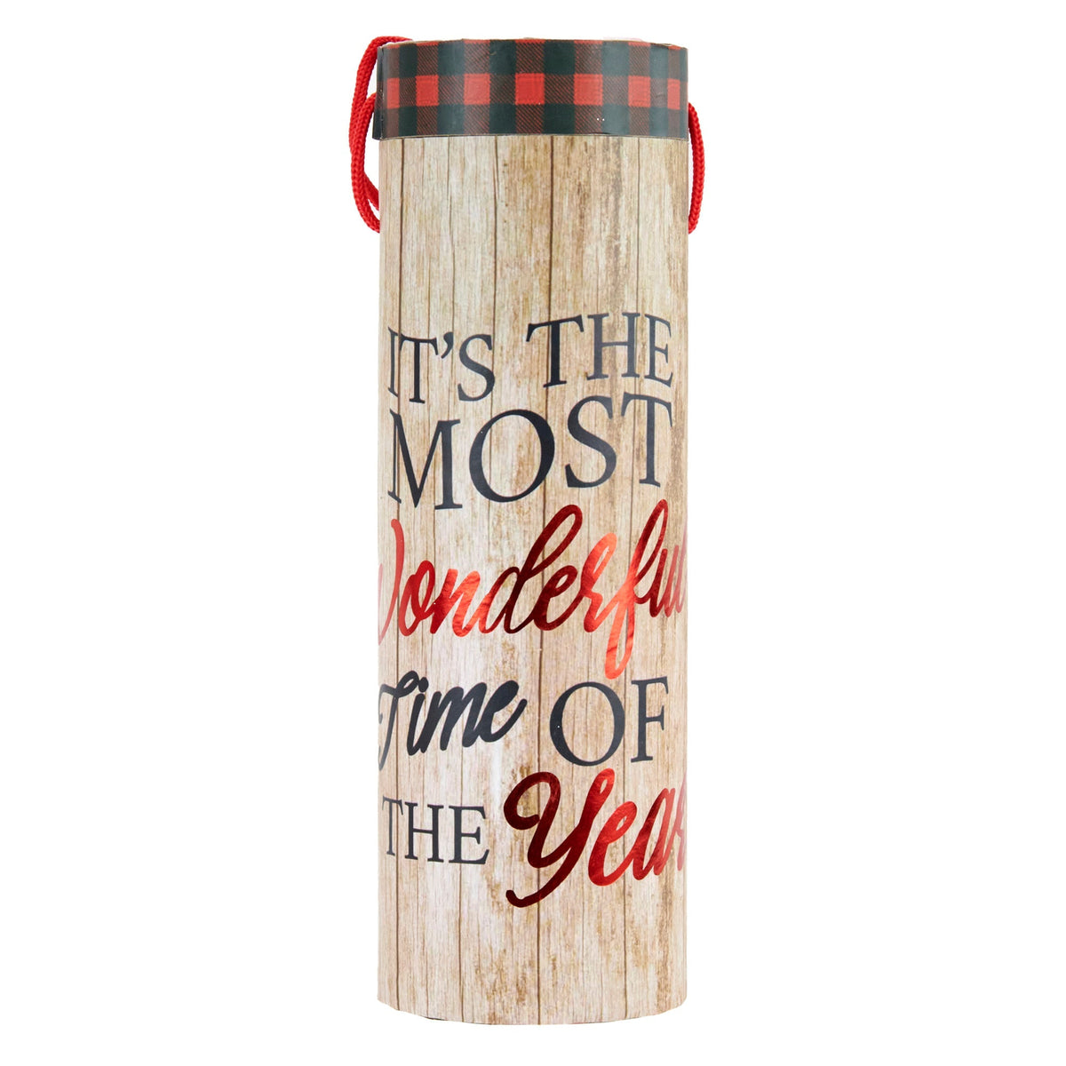 Christmas Wine Box, Round