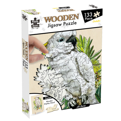 Puzzlemaster A3 Wood Display Puzzle, Cockatooa