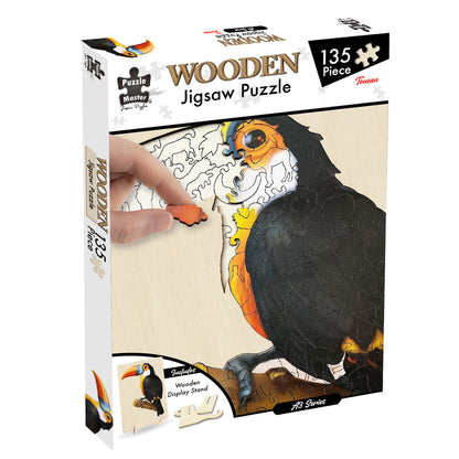 Puzzlemaster A3 Wood Display Puzzle, Toucan