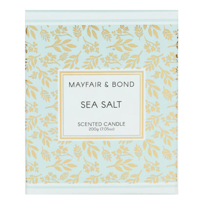 Mayfair & Bond Scented Candle, Sea Salt- 200g