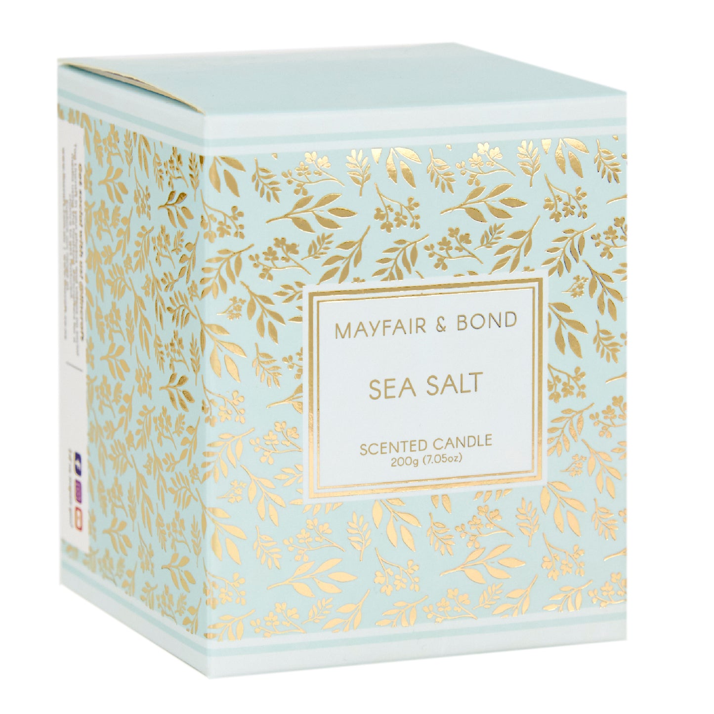 Mayfair & Bond Scented Candle, Sea Salt- 200g