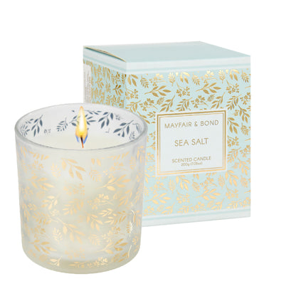 Mayfair & Bond Scented Candle, Sea Salt- 200g