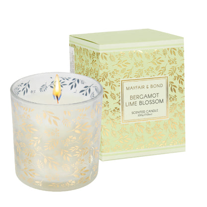 Mayfair & Bond Scented Candle, Bergamot Lime Blossom- 200g