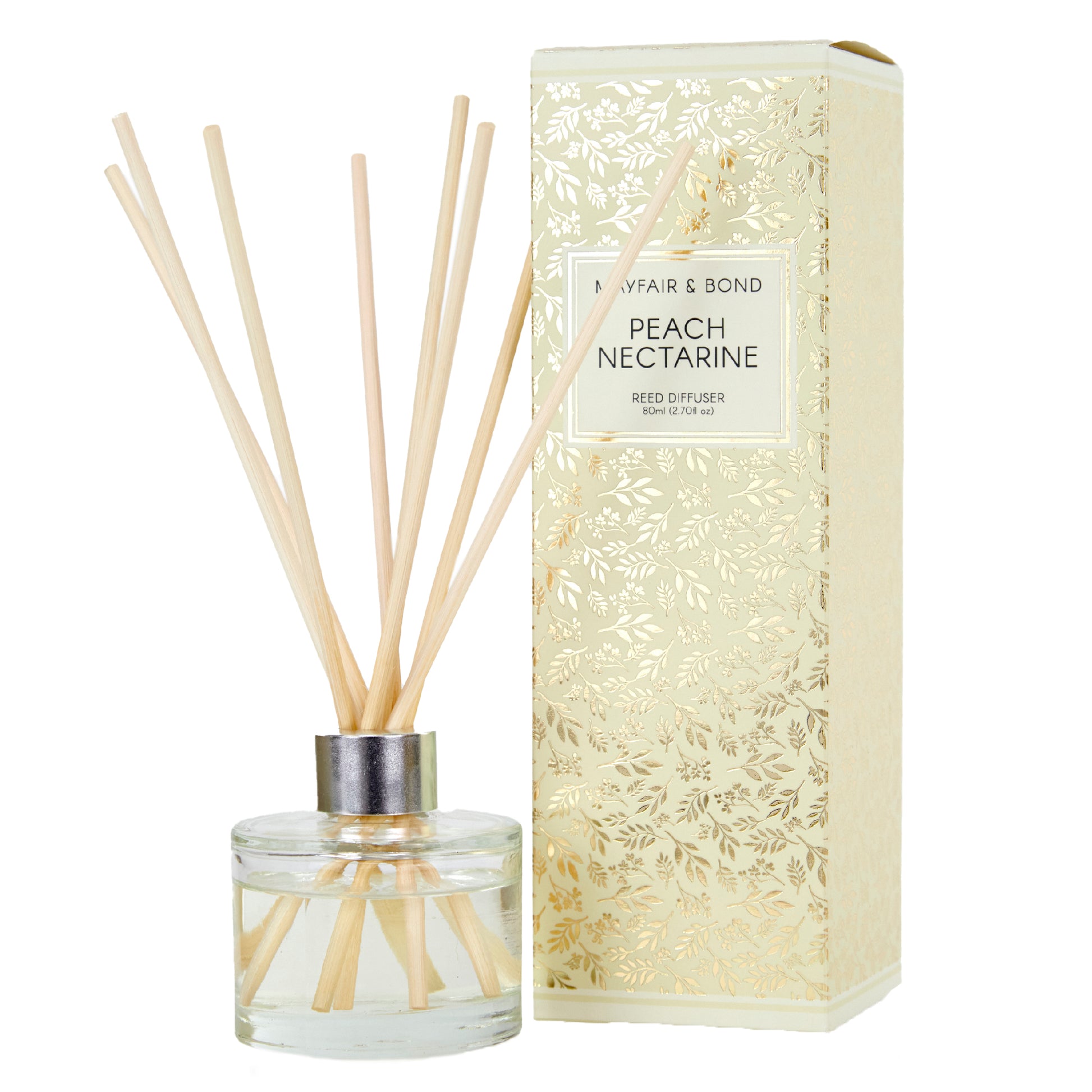 Mayfair & Bond Reed Diffuser, Peach Nectarine- 80ml