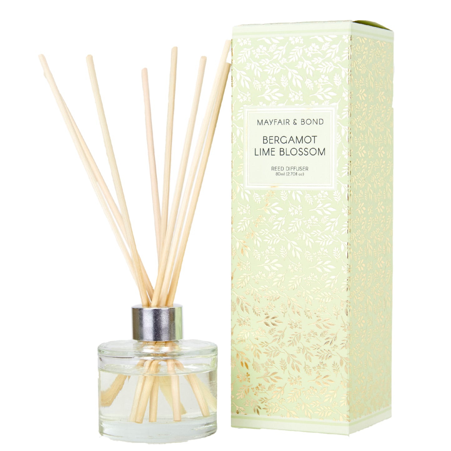 Mayfair & Bond Reed Diffuser, Bergamot Lime Blossom- 80ml