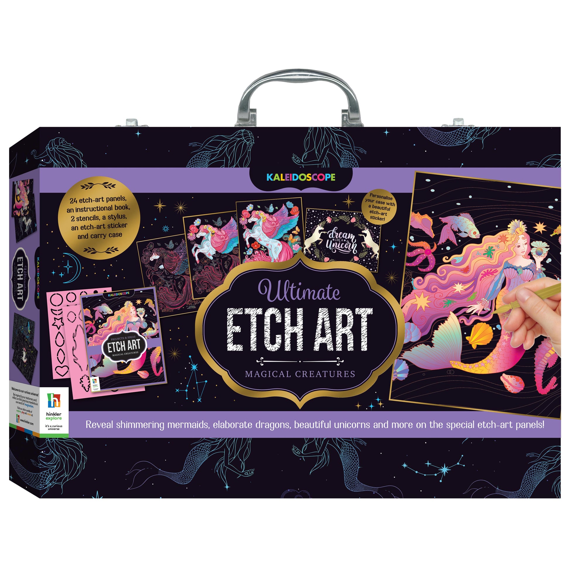 Kaleidoscope Etch Art Carry Case