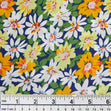 Printed Cotton Voile Fabric, Daisy Floral- Width 140cm