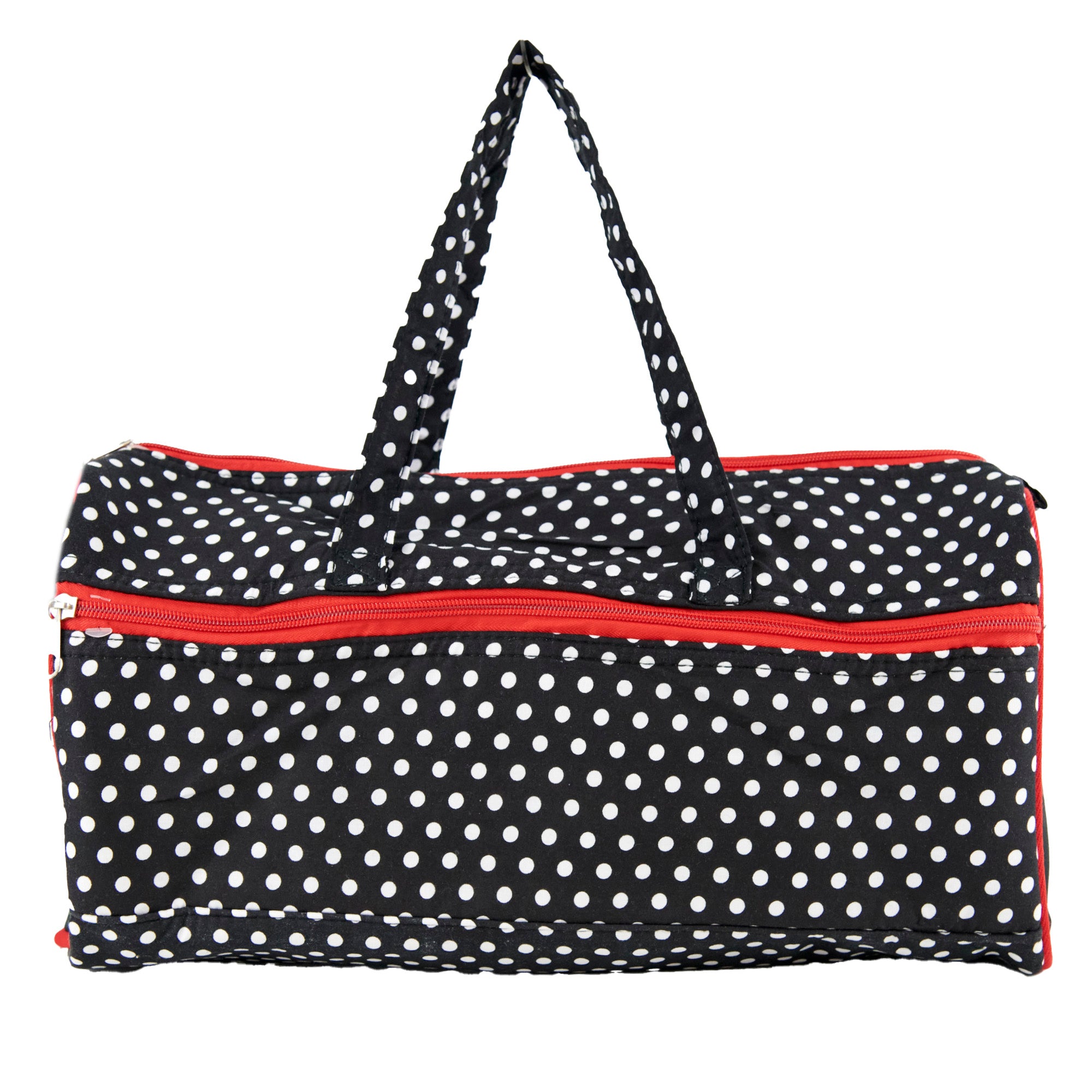 Knitting Bag, Black & Dots- 43.1x24.1x17.7cm – Lincraft