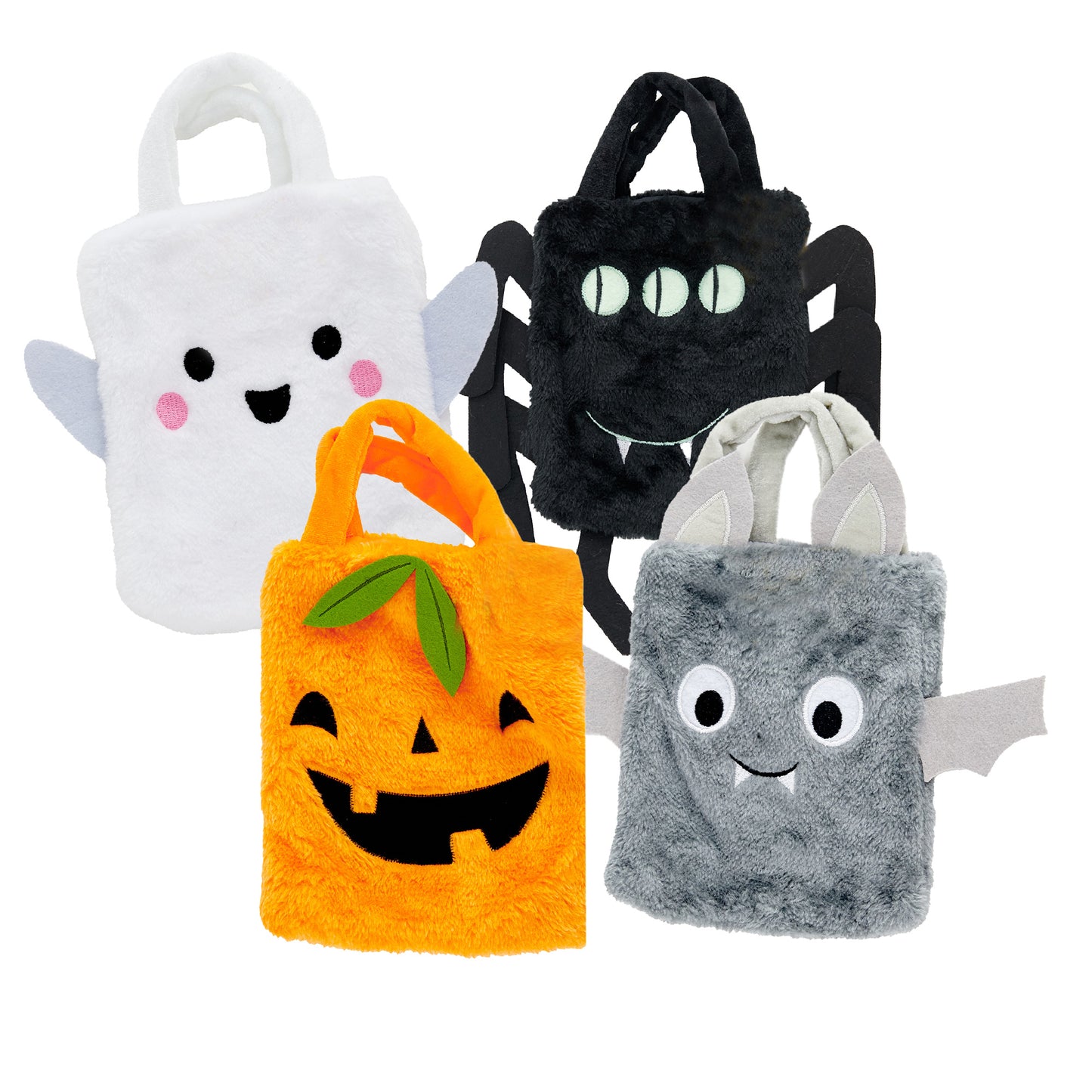 Halloween Fluffy Treat Bag- 18x23cm