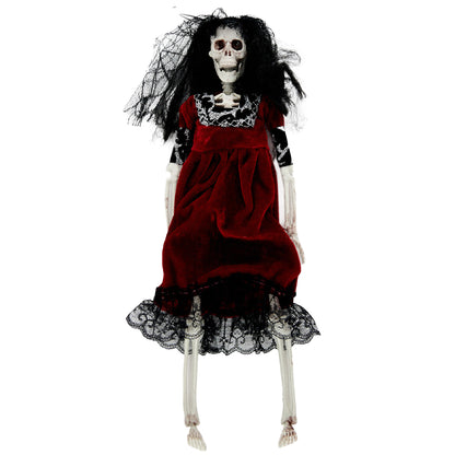 Halloween Assorted Hanging Fancy Dress Skeleton- 43cm