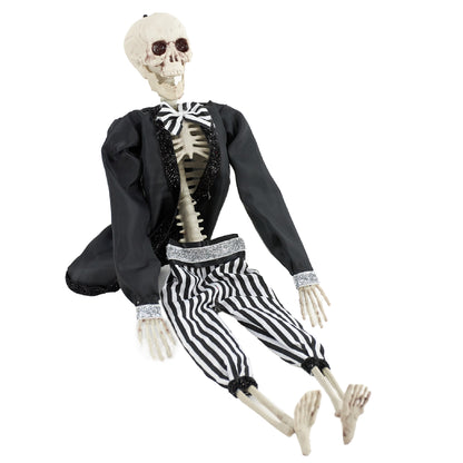 Halloween Assorted Hanging Fancy Dress Skeleton- 43cm