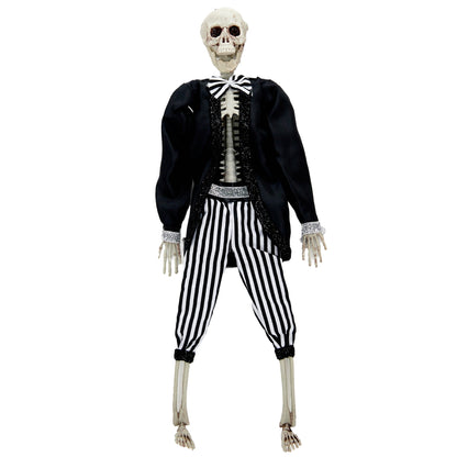 Halloween Hanging Fancy Dress Skeleton- 43cm