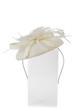 Lincraft Sinamay Fascinator With Headband and Clip, Ivory