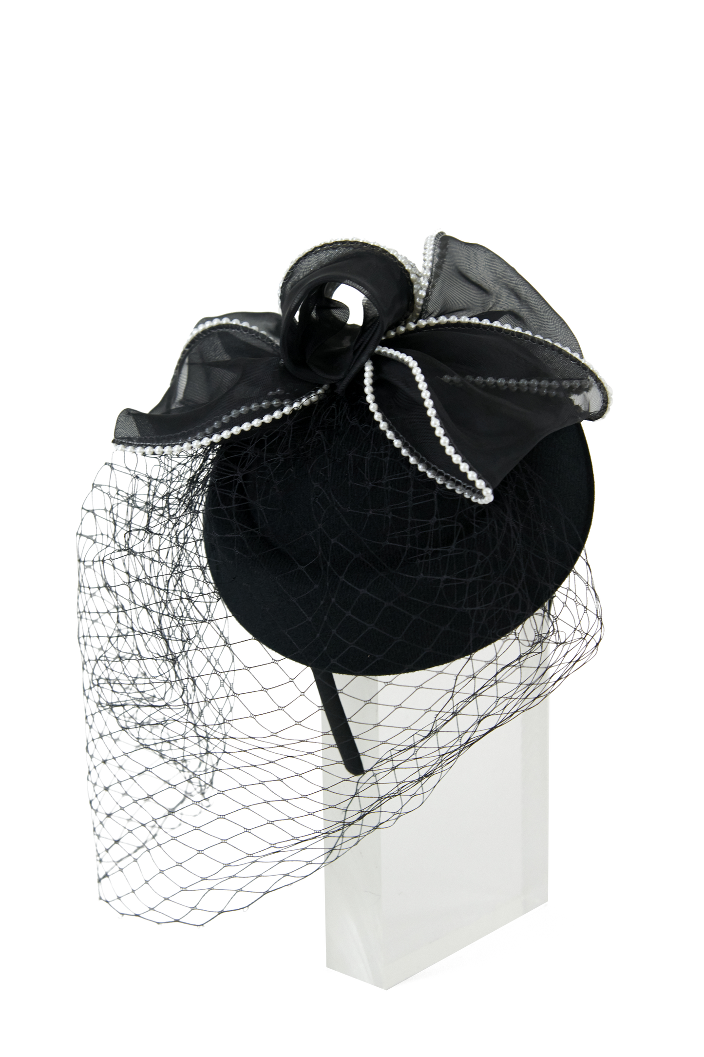 Lincraft Headband And Clip Fascinator, Brooke, Black