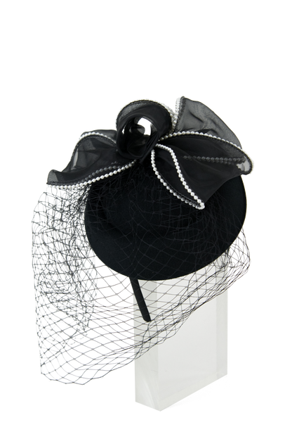 Lincraft Headband And Clip Fascinator, Brooke, Black