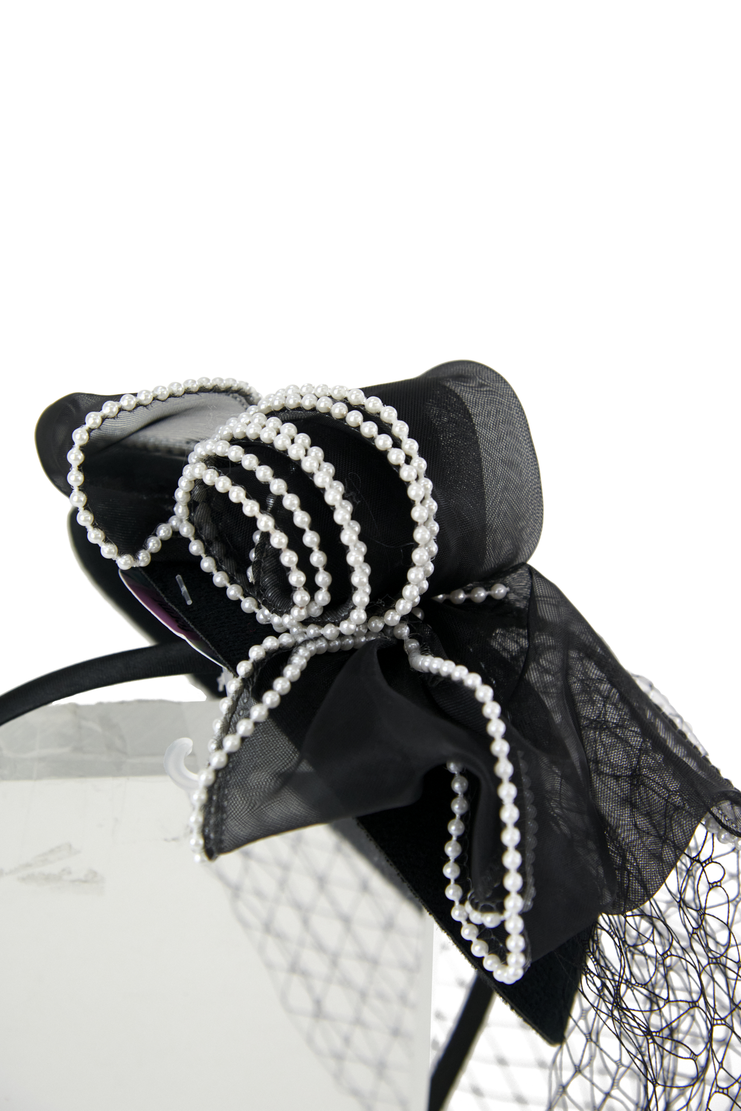 Lincraft Headband And Clip Fascinator, Brooke, Black