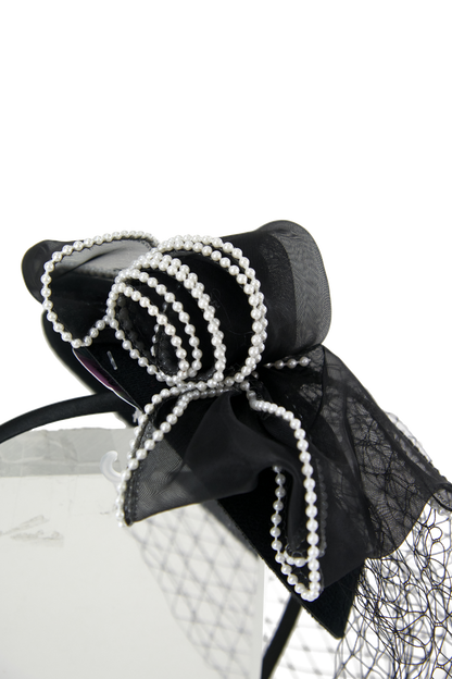 Lincraft Headband And Clip Fascinator, Brooke, Black