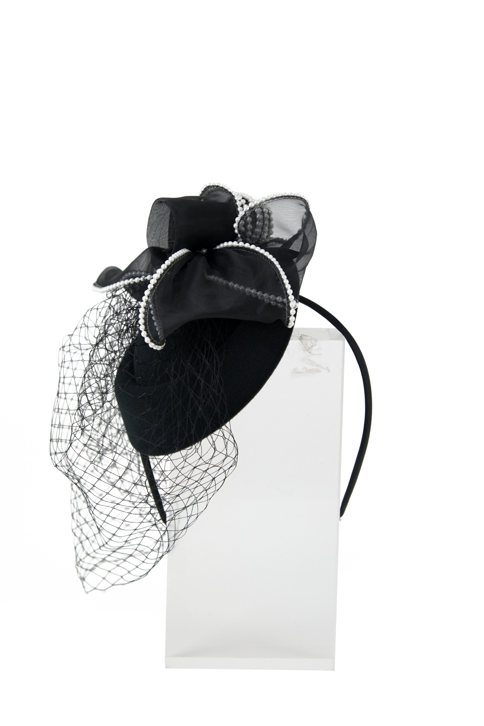 Lincraft Headband And Clip Fascinator, Brooke- Black