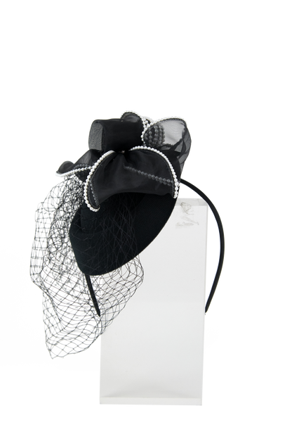 Lincraft Headband And Clip Fascinator, Brooke, Black