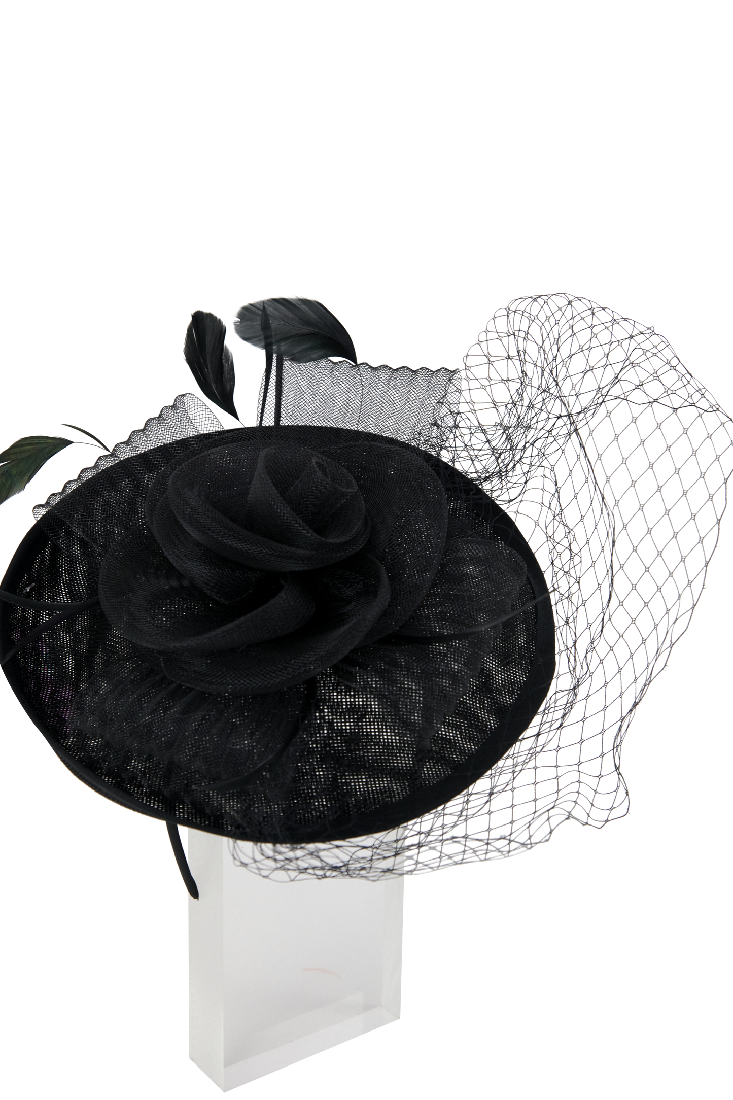 Lincraft Headband And Clip Fascinator, Ruth- Black