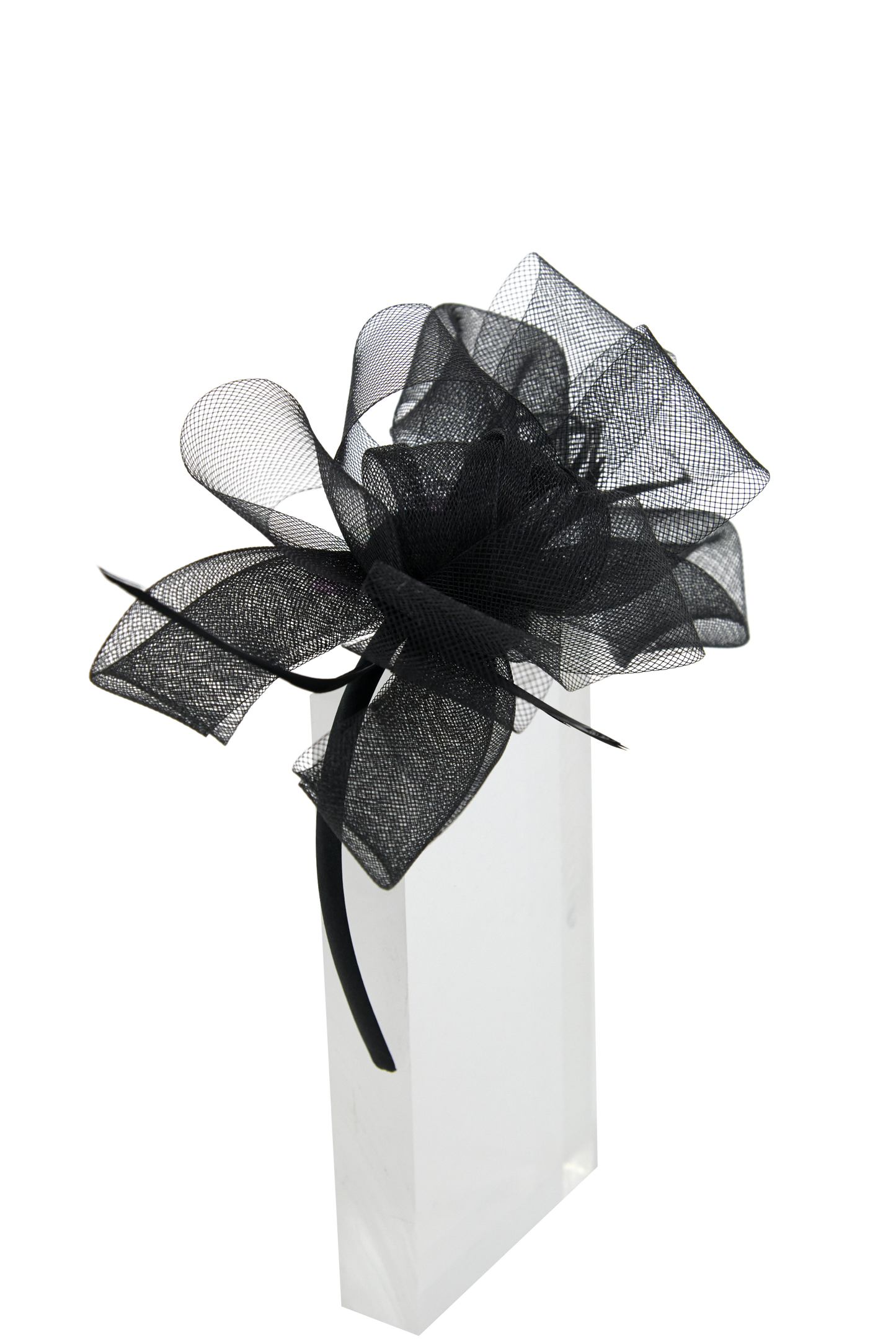 Lincraft Headband And Clip Fascinator, Eva - Black