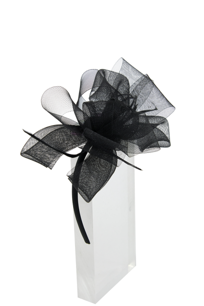 Lincraft Headband And Clip Fascinator, Eva - Black