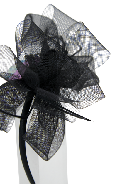 Lincraft Headband And Clip Fascinator, Eva - Black