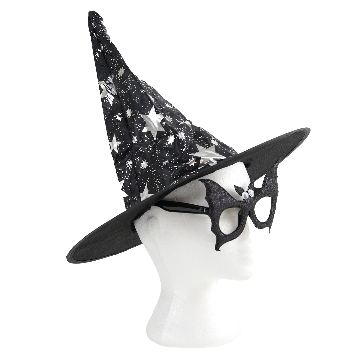 Halloween Witch Hat, Star Print 