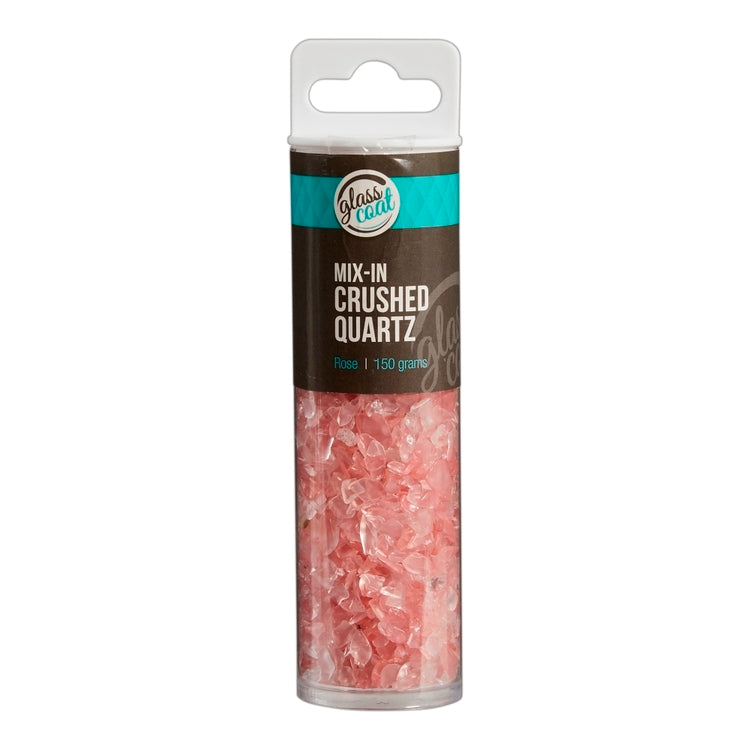 Glass Coat Resin Mix-In Crushed Quartz, Rose- 150g