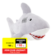 Formr Junior Novelty Cushion, Shark- 40cm