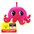 Formr Junior Novelty Cushion, Octopus- 30cm