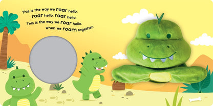 Curious Dinosaur Hand Puppet Book