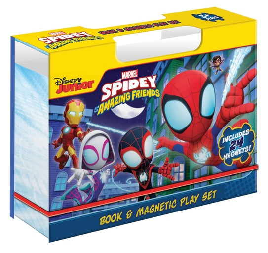 Book & Magnetic Play Set, Spidey & Friends 