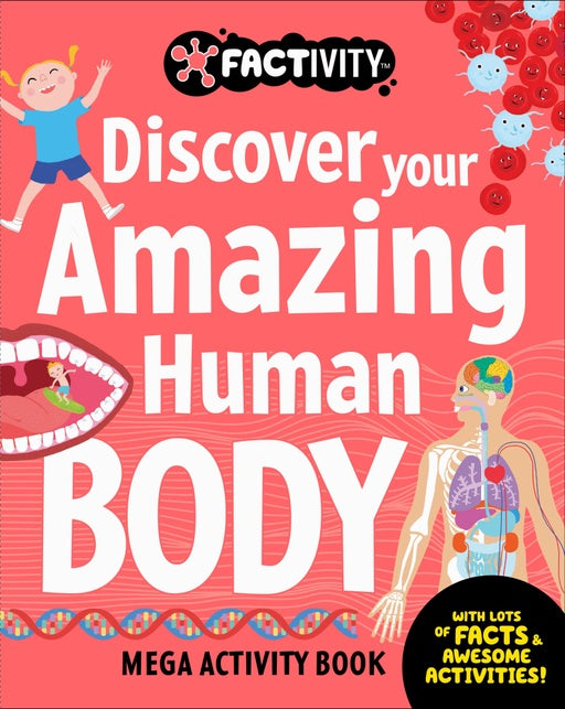 Factivity Mega Activity Book, Discover Your Amazing Human Body Vol. 2- 128p