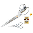Aptus Sewing Scissor Set, Silver- 4pk