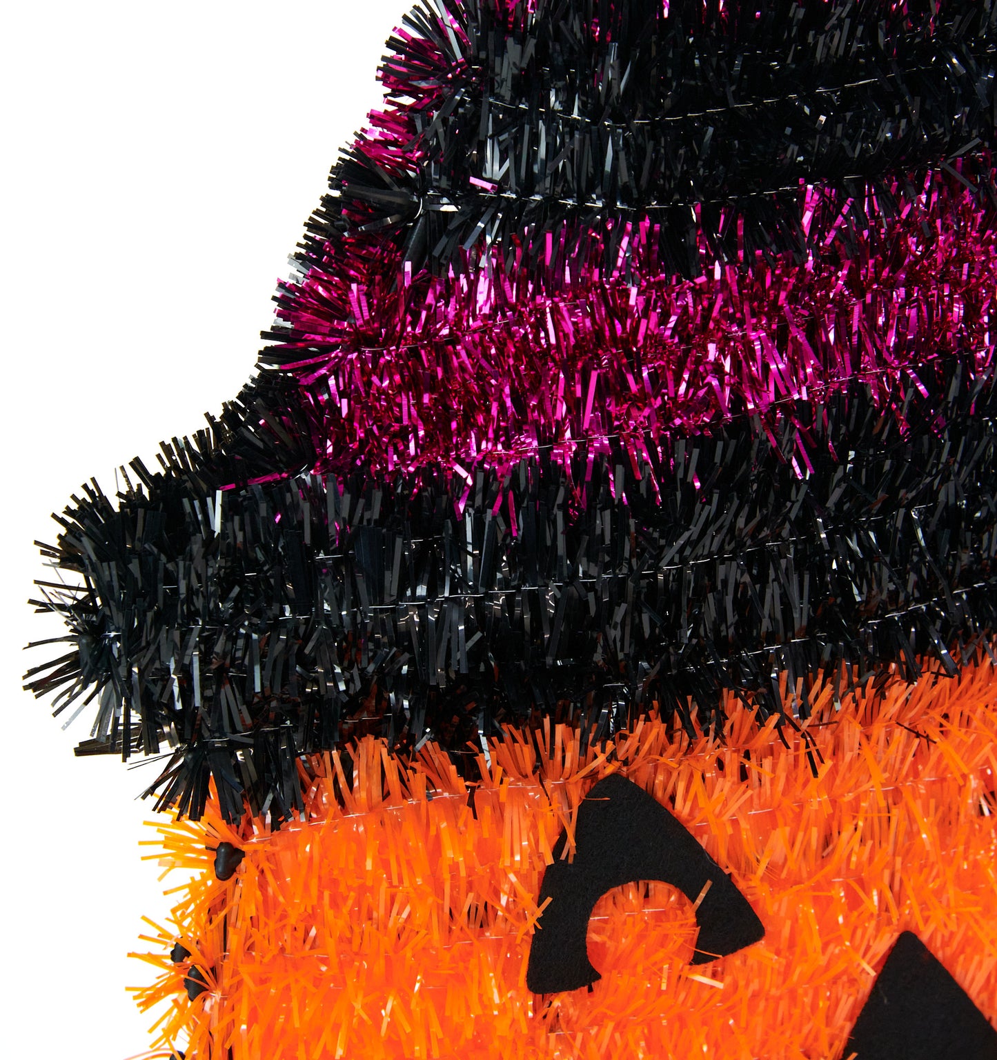 Halloween Tinsel Deco, Pumpkin- 30x40cm