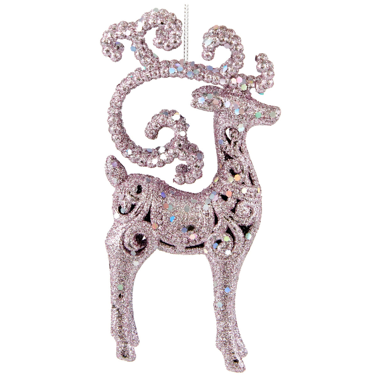 Christmas Glitter Reindeer Set- 9x16cm