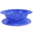 Plastic Yarn Bowl & Needle Holder, Blue- 22x6.5cm