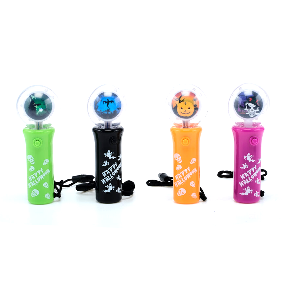 Halloween Toy Wand Led Spinner With Lanyard