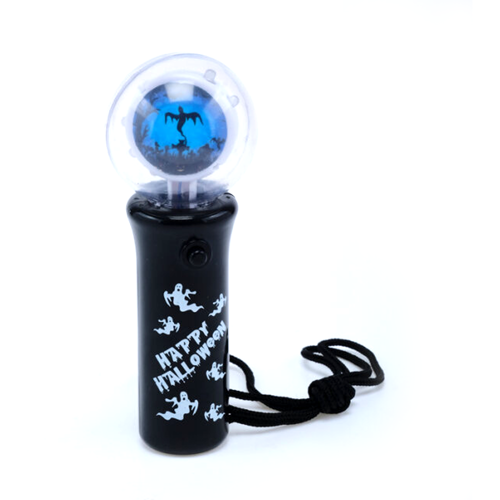 Halloween Toy Wand Led Spinner With Lanyard