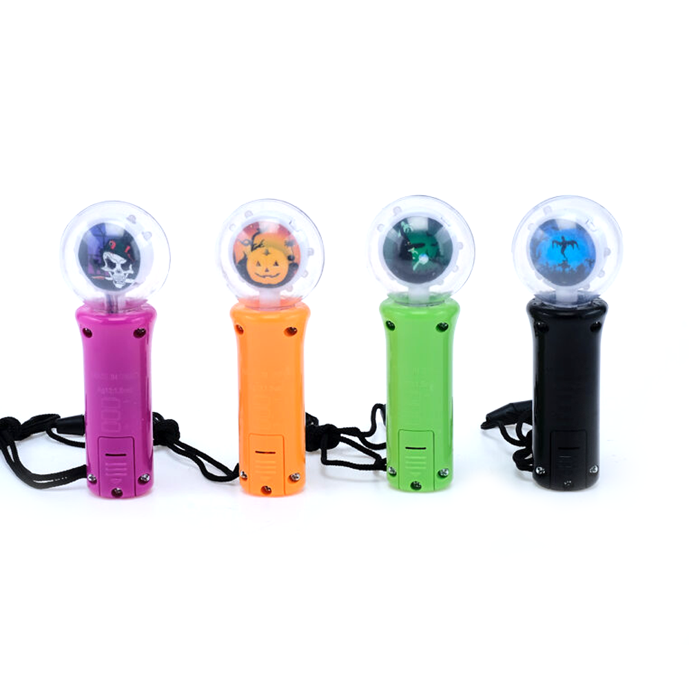 Halloween Toy Wand Led Spinner With Lanyard