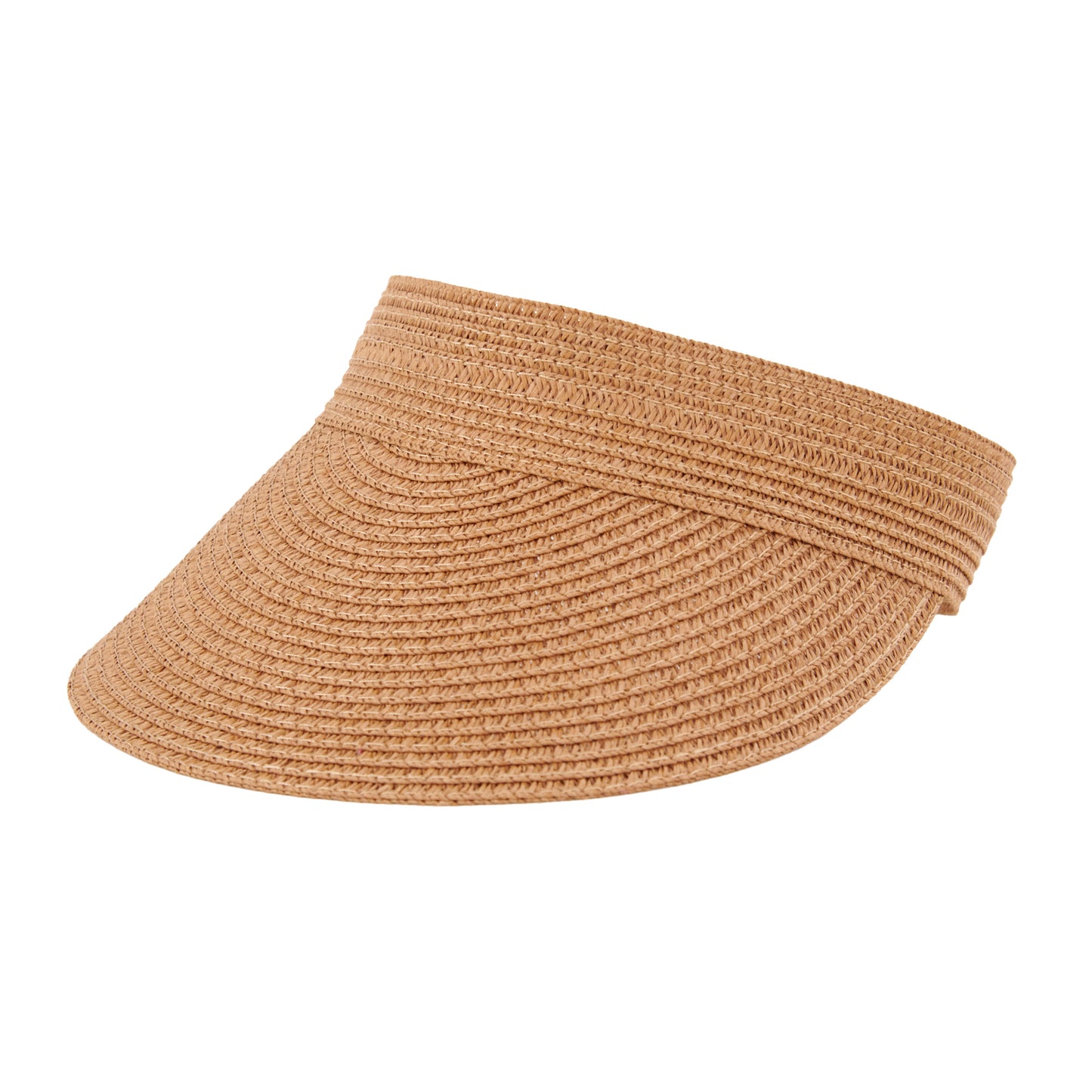 Straw Look Visor- 11cm Brim