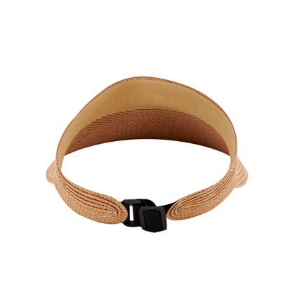 Straw Look Visor- 11cm Brim