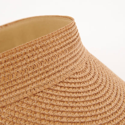 Straw Look Visor- 11cm Brim