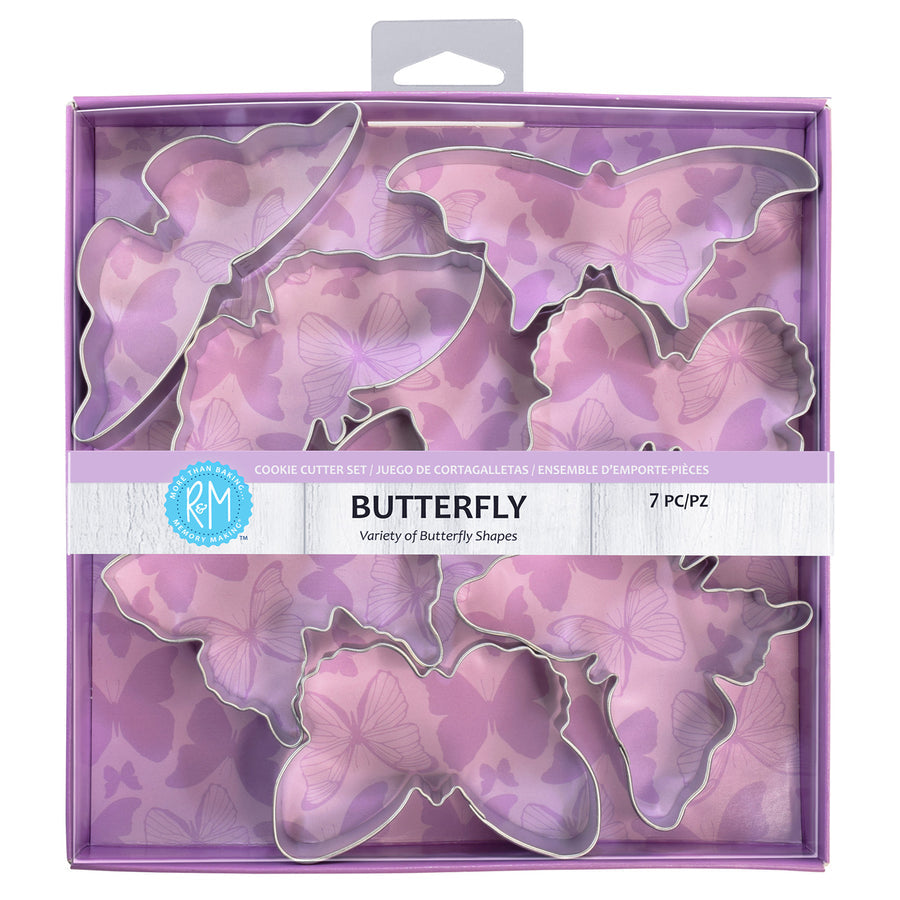 Cookie Cutter, Butterfly- 7pc