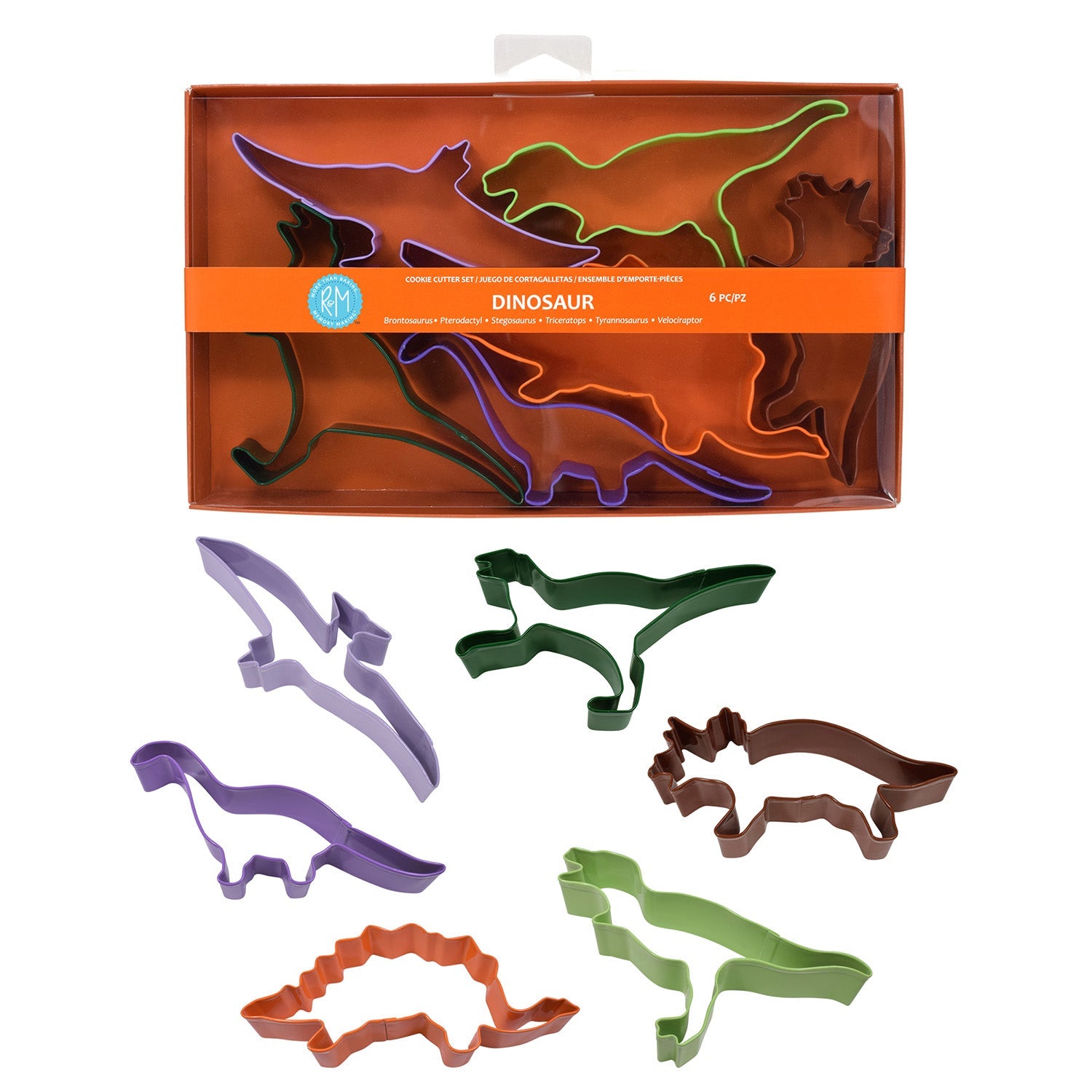 Cookie Cutter, Dinosaur- 6pc