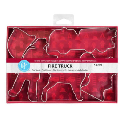 Cookie Cutter, Fire Truck- 5pc